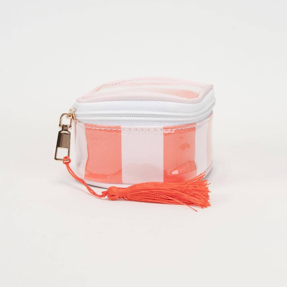Striped Tassel Jewelry Box
