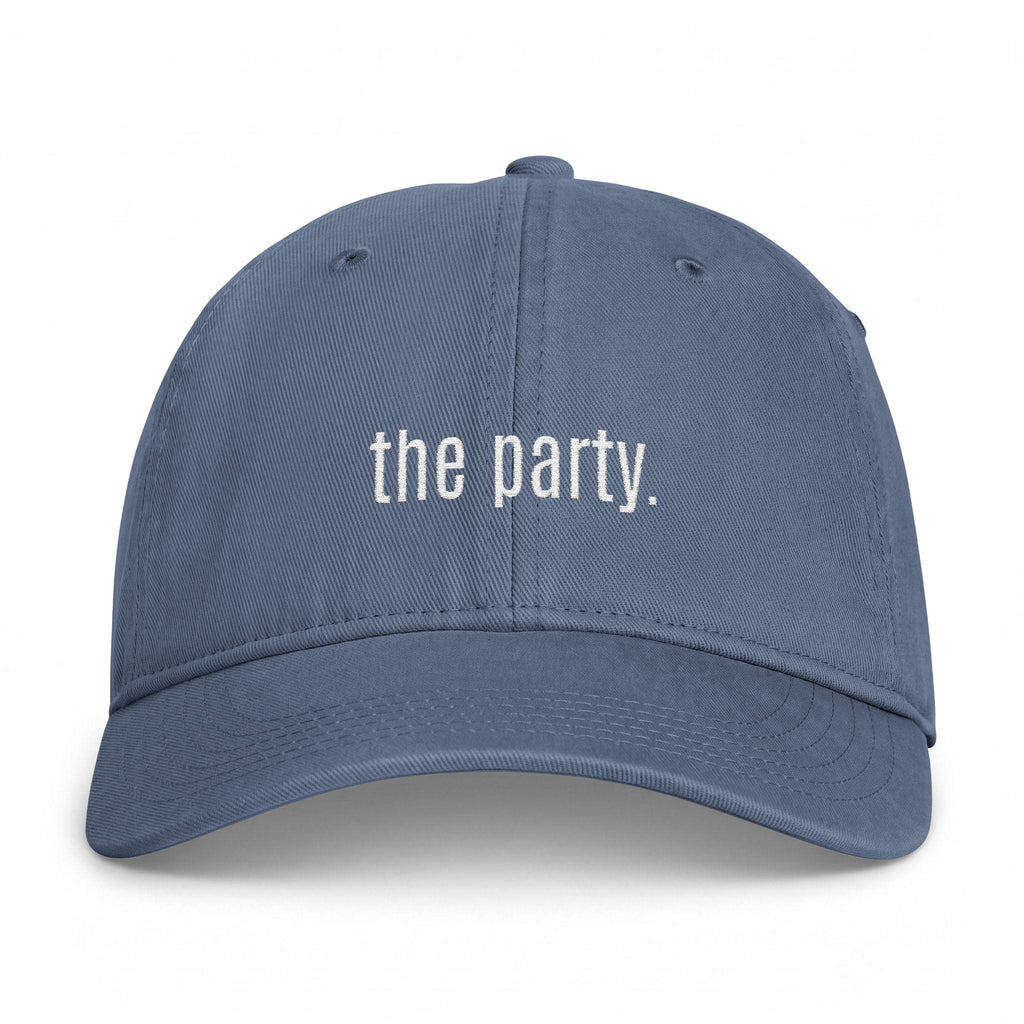 Coastal Washed Bachelorette Baseball Cap  Wife of the Party & The Party