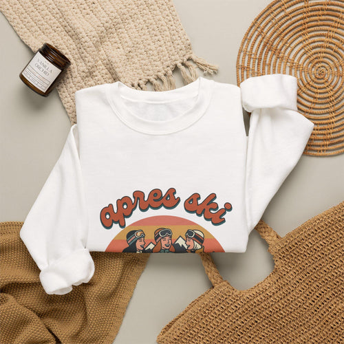 Après Ski Bachelorette Crewneck | Ski Party Friends Graphic