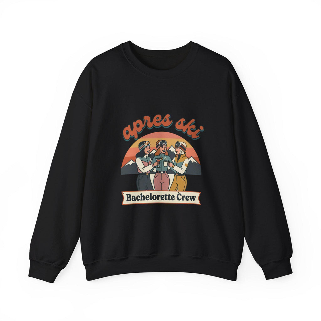 Après Ski Bachelorette Crewneck | Ski Party Friends Graphic