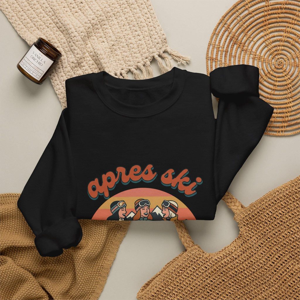 Après Ski Bachelorette Crewneck | Ski Party Friends Graphic