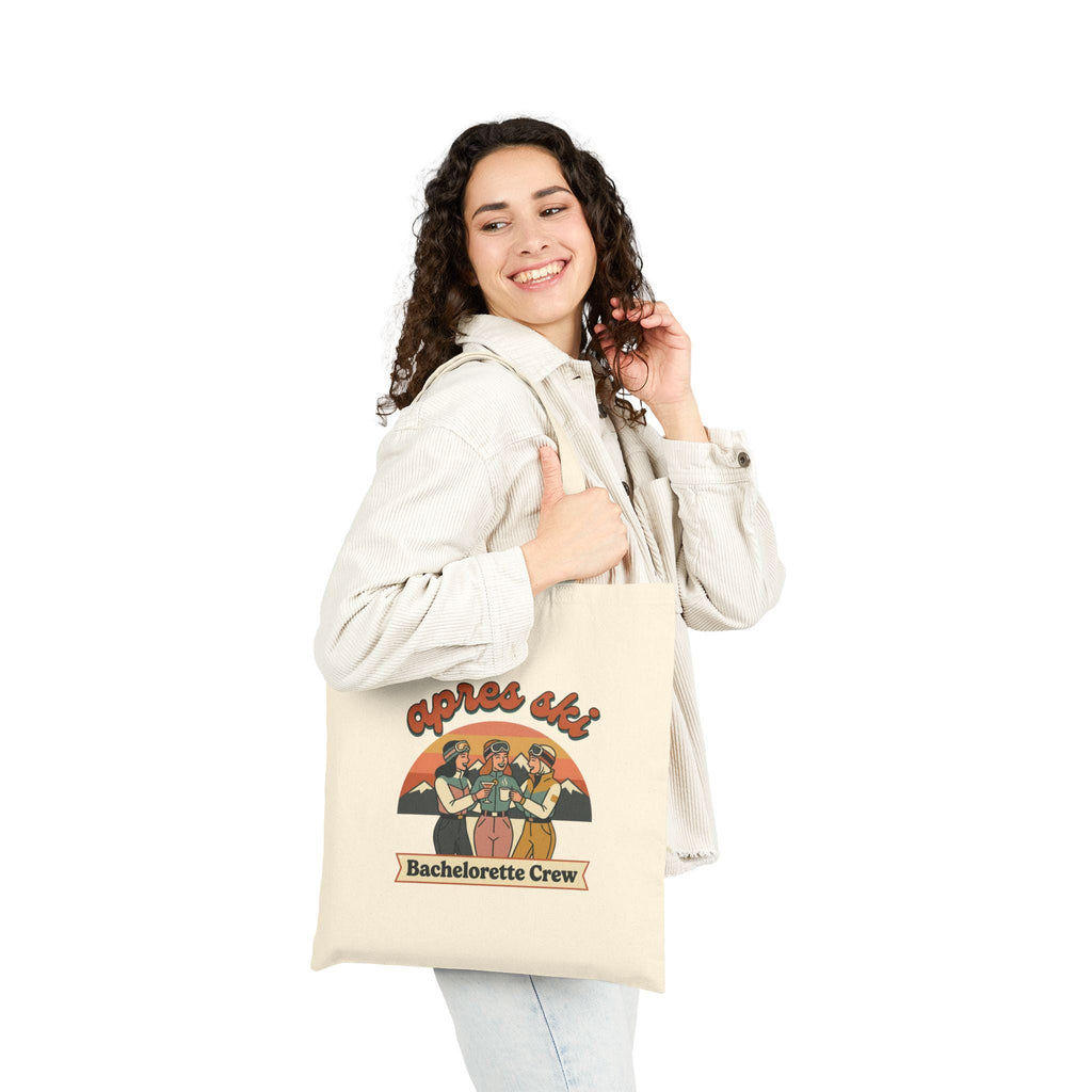 Après Ski Bachelorette Crew Tote Bag | Retro Ski Party Design