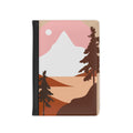 Sunset Mountain Landscape Passport Cover | Minimal Pine Trees