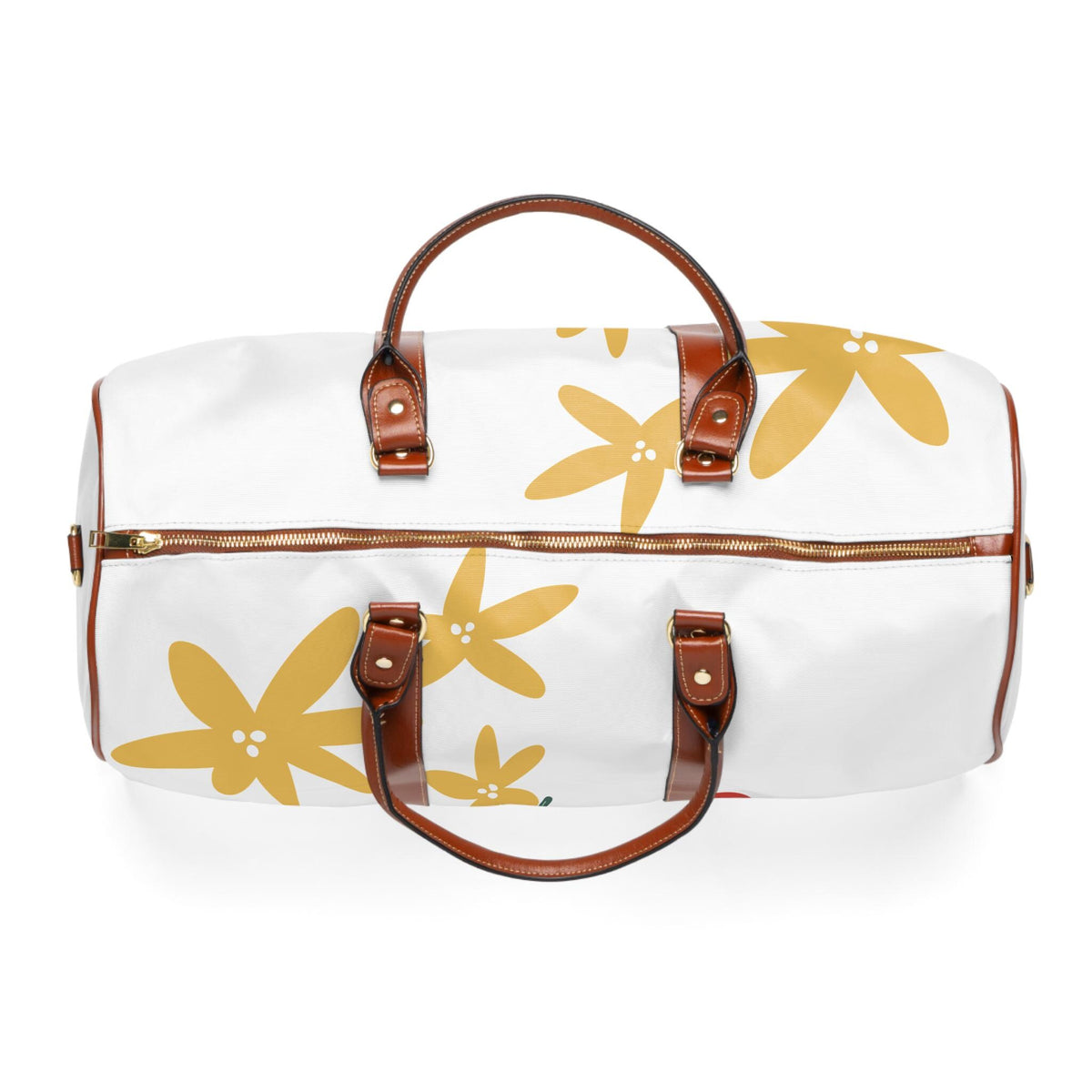 Bachelorette Weekend Bag | Abstract Floral Print Waterproof Travel Duffle Bag