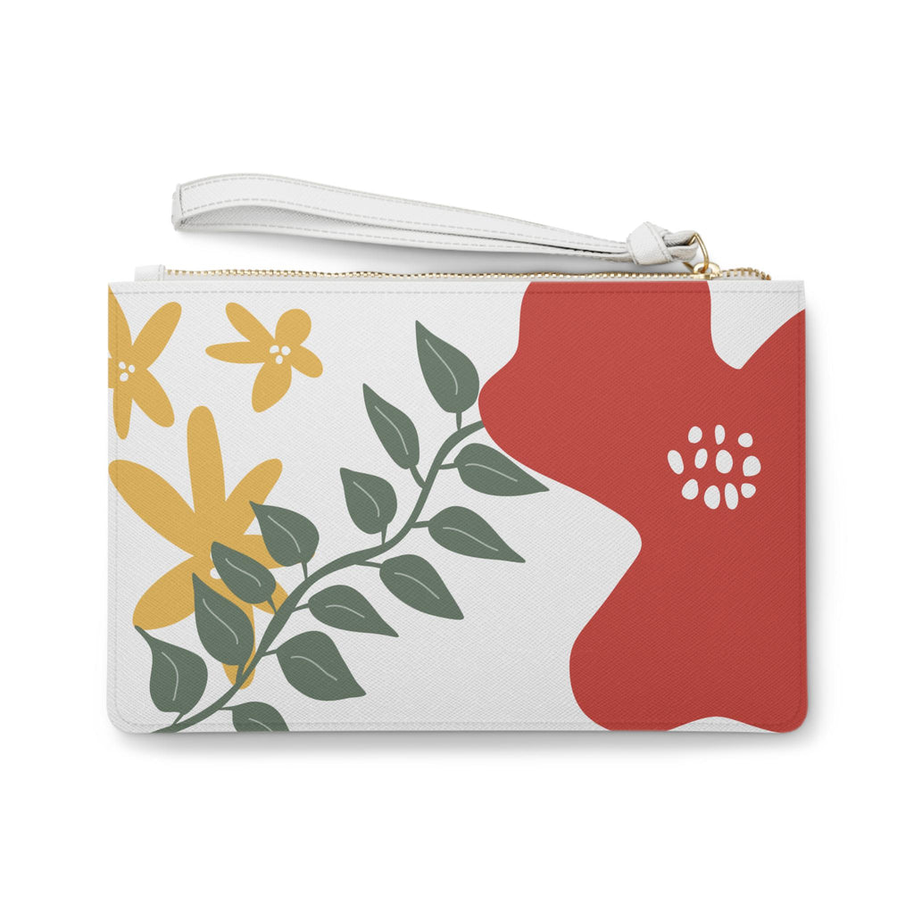 Abstract Floral Bachelorette Weekend Clutch Bag | Wedding Weekend Essentials