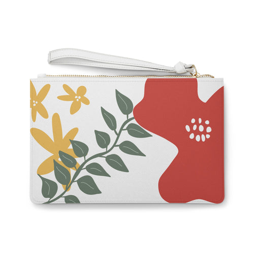 Abstract Floral Bachelorette Weekend Clutch Bag | Wedding Weekend Essentials