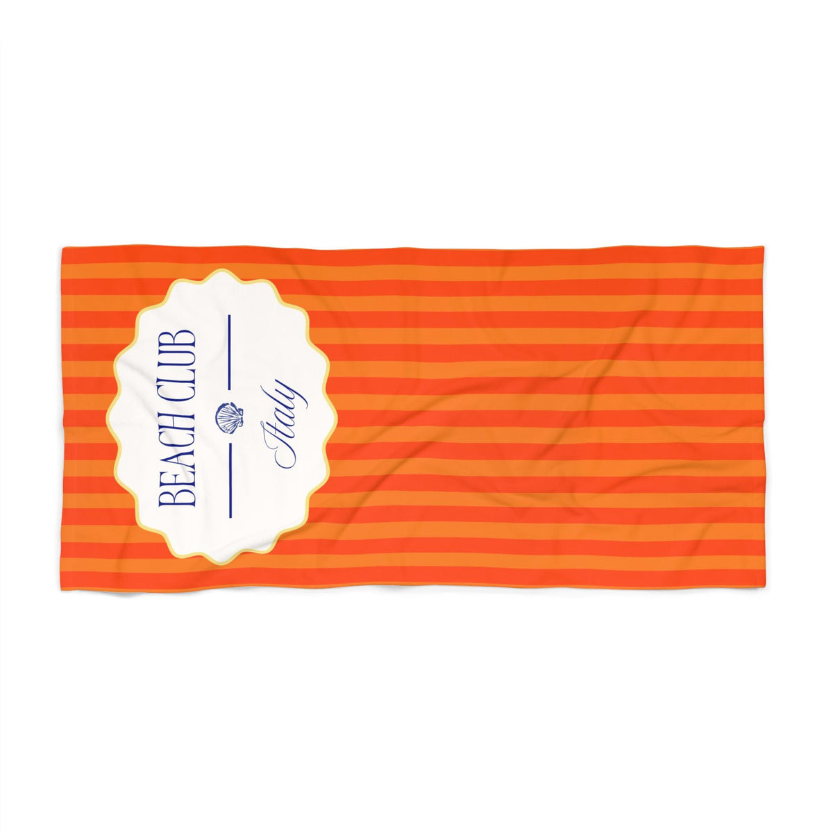 Beach Club Italy Bachelorette Beach Towel | Resort Design Wedding Weekend Essential