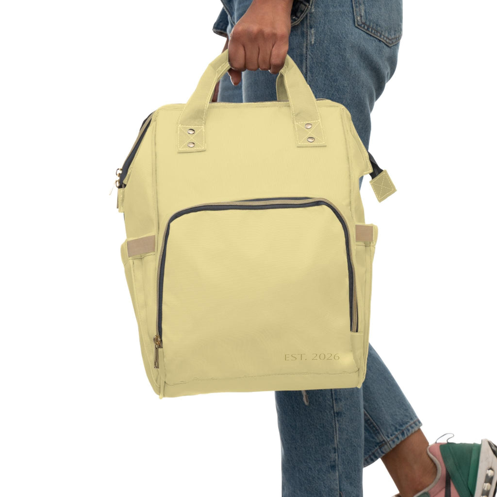 Butter Yellow Weekender Backpack | Multifunctional Travel Bag
