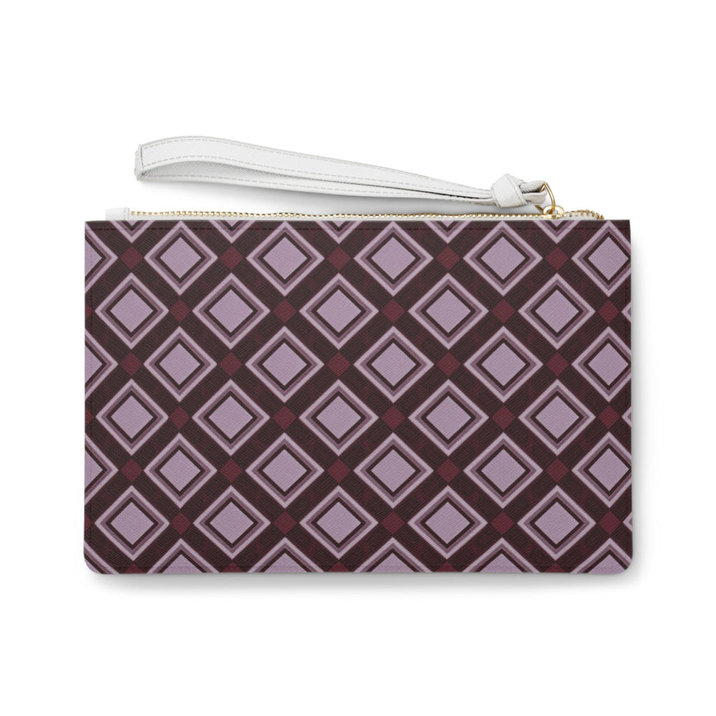 Burgundy Geometric Diamond Bachelorette Clutch | Bachelorette Wedding Weekend Essential
