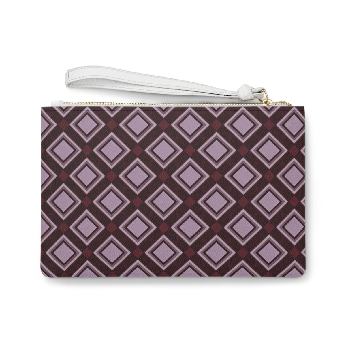 Burgundy Geometric Diamond Bachelorette Clutch | Bachelorette Wedding Weekend Essential