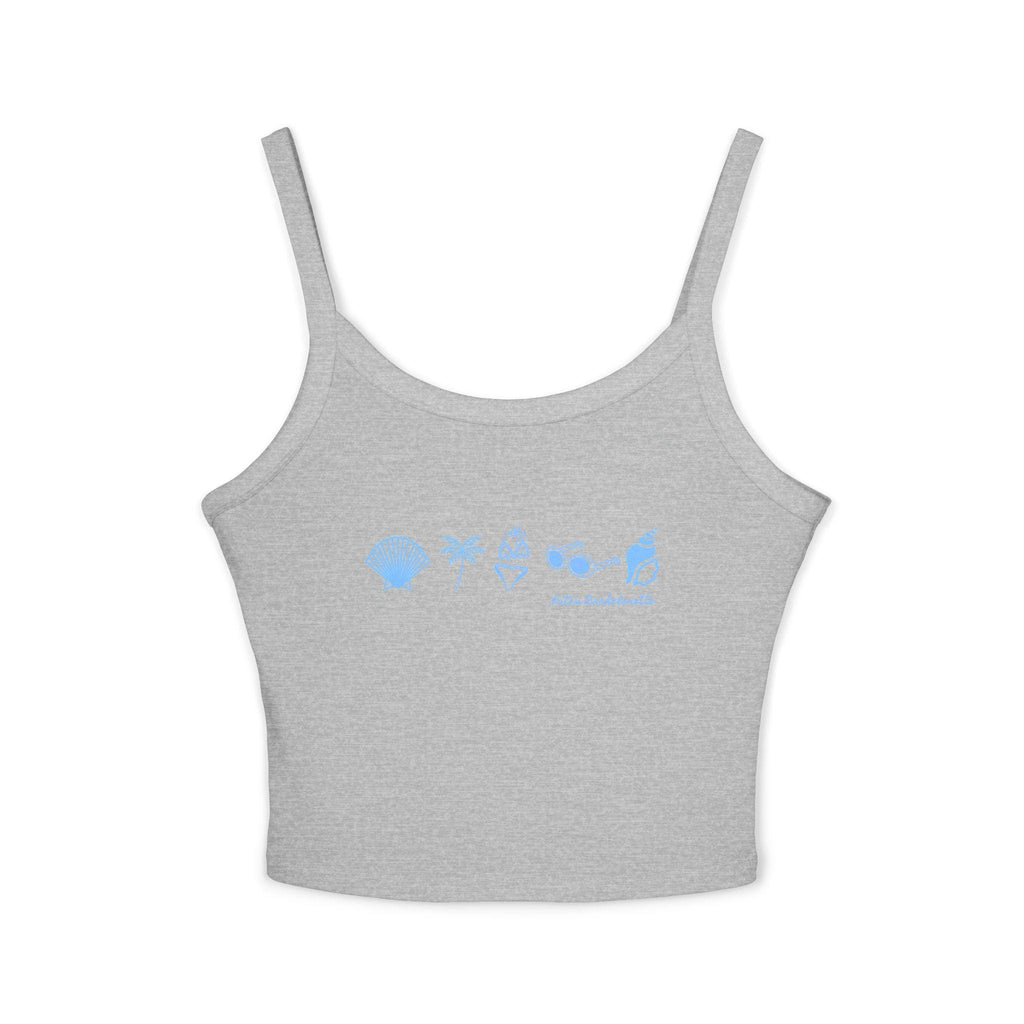 Coastal Club Bachelorette Tank | Personalized, Beach Blue Icons