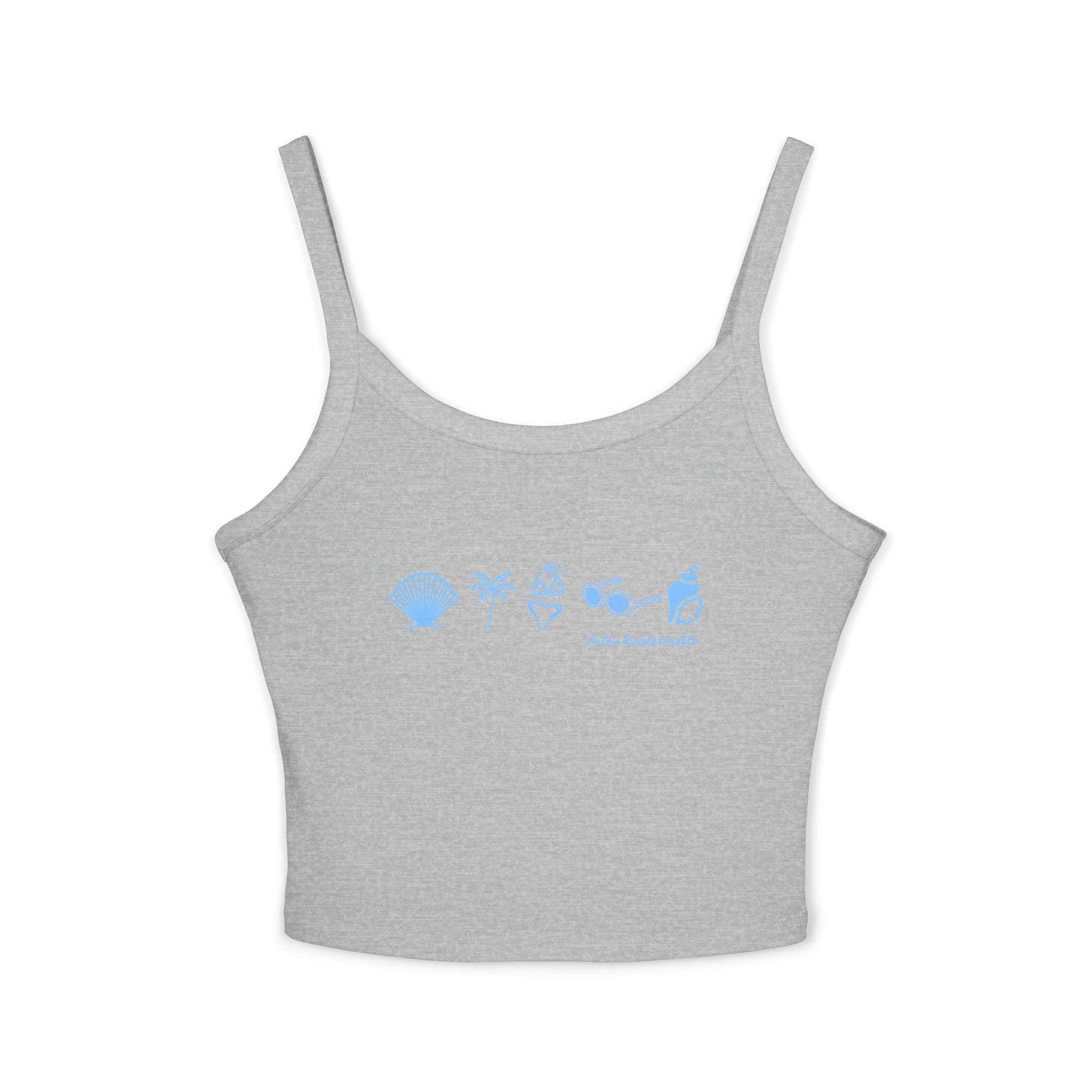 Coastal Club Bachelorette Tank | Personalized, Beach Blue Icons