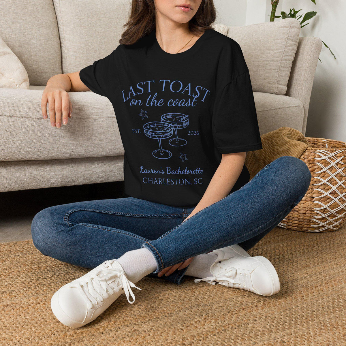 Last Toast on the Coast T-Shirt | Bachelorette Coastal Personalize Tshirt