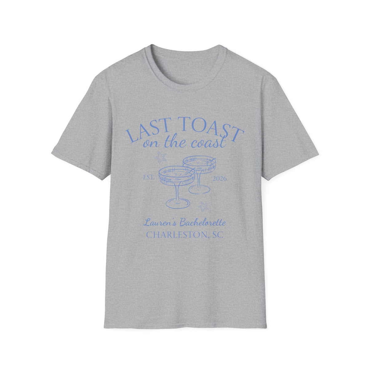 Last Toast on the Coast T-Shirt | Bachelorette Coastal Personalize Tshirt