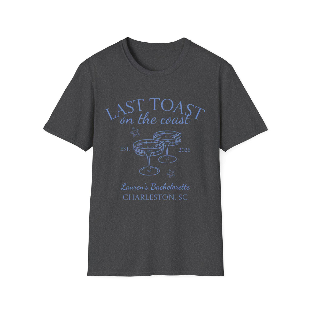 Last Toast on the Coast T-Shirt | Bachelorette Coastal Personalize Tshirt