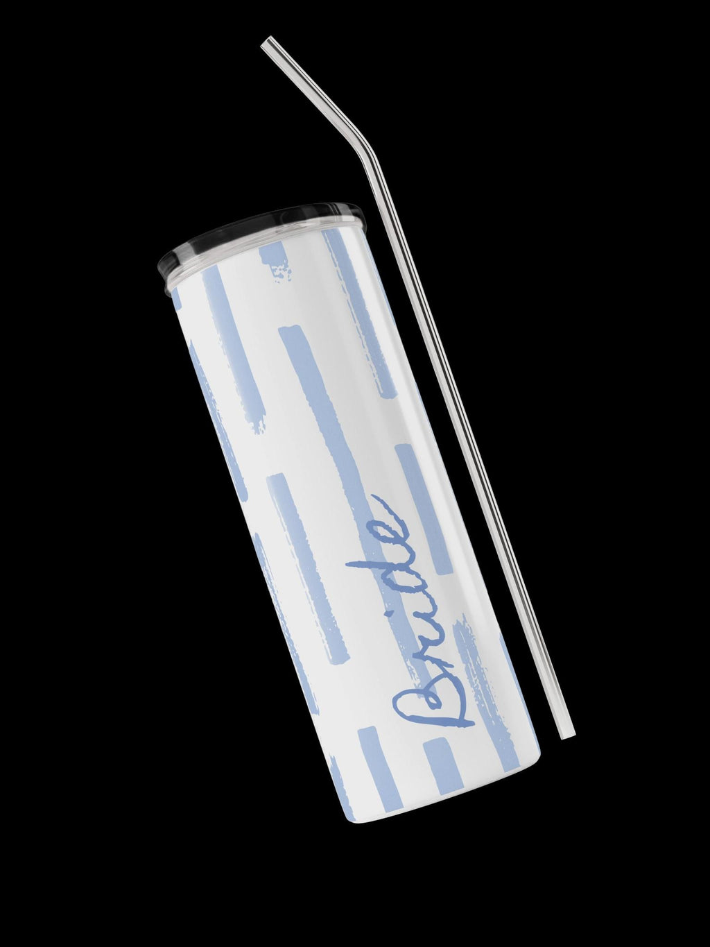 Bride Coastal Stripe Bachelorette Tumbler