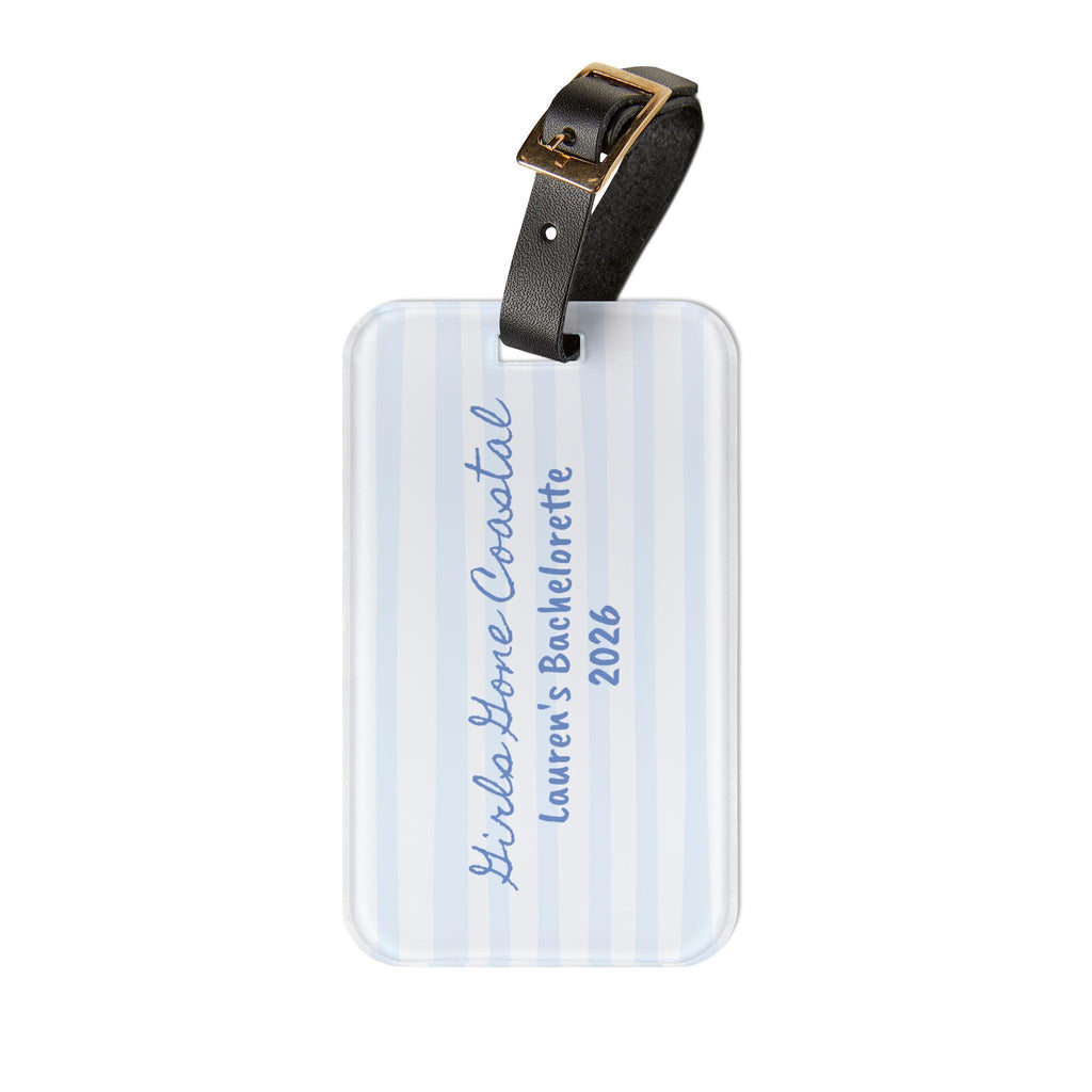 Bachelorette or Wedding  Personalized Luggage Tag | Girls Gone Coastal