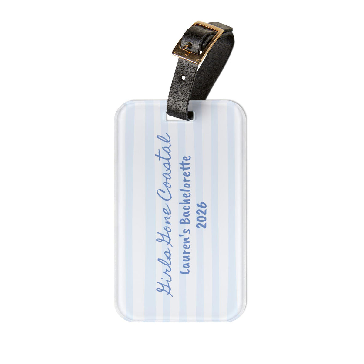 Bachelorette or Wedding  Personalized Luggage Tag | Girls Gone Coastal