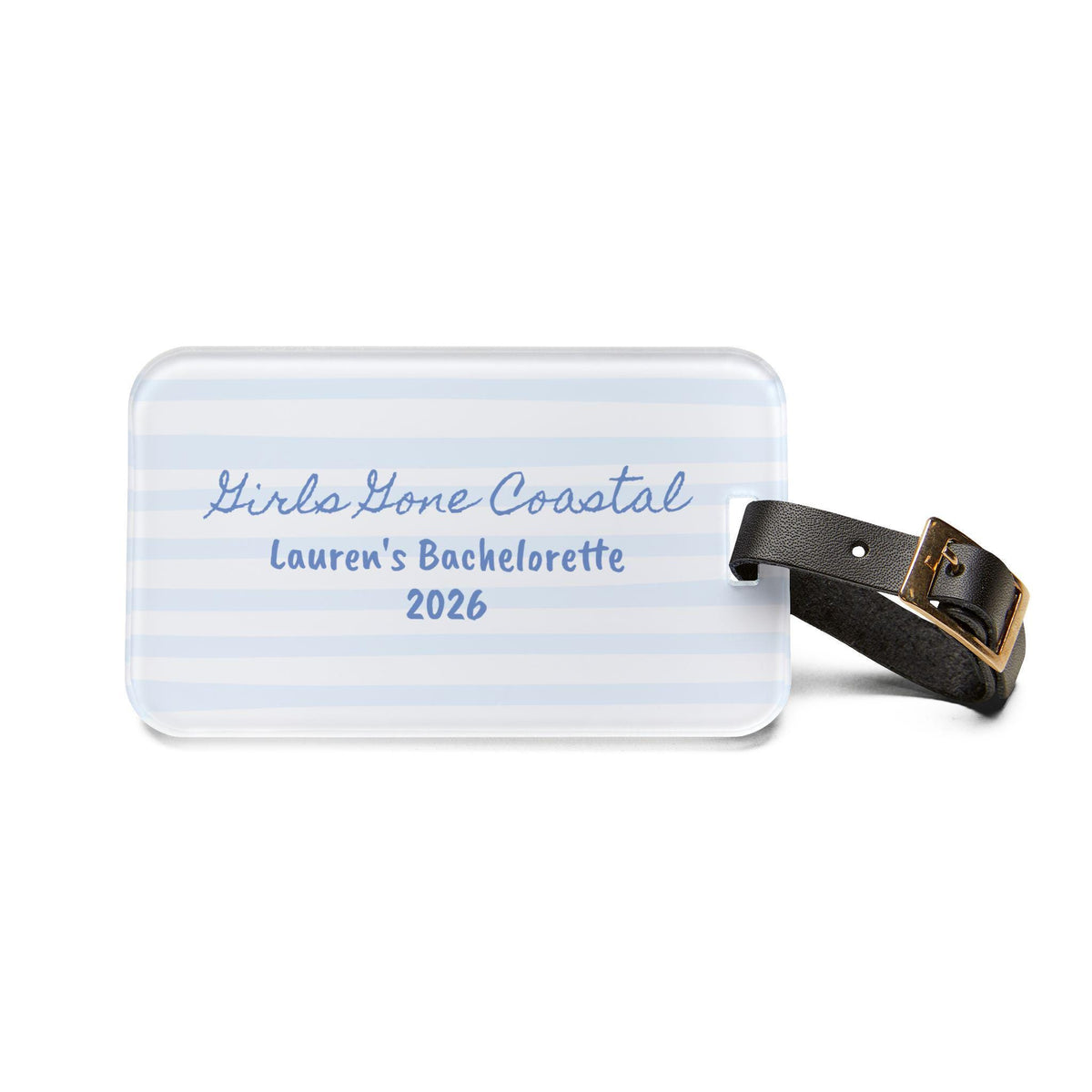 Bachelorette or Wedding  Personalized Luggage Tag | Girls Gone Coastal