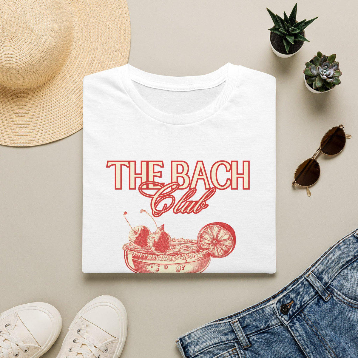 The Bach Club Bachelorette T-Shirt | Cocktail Graphic Tee