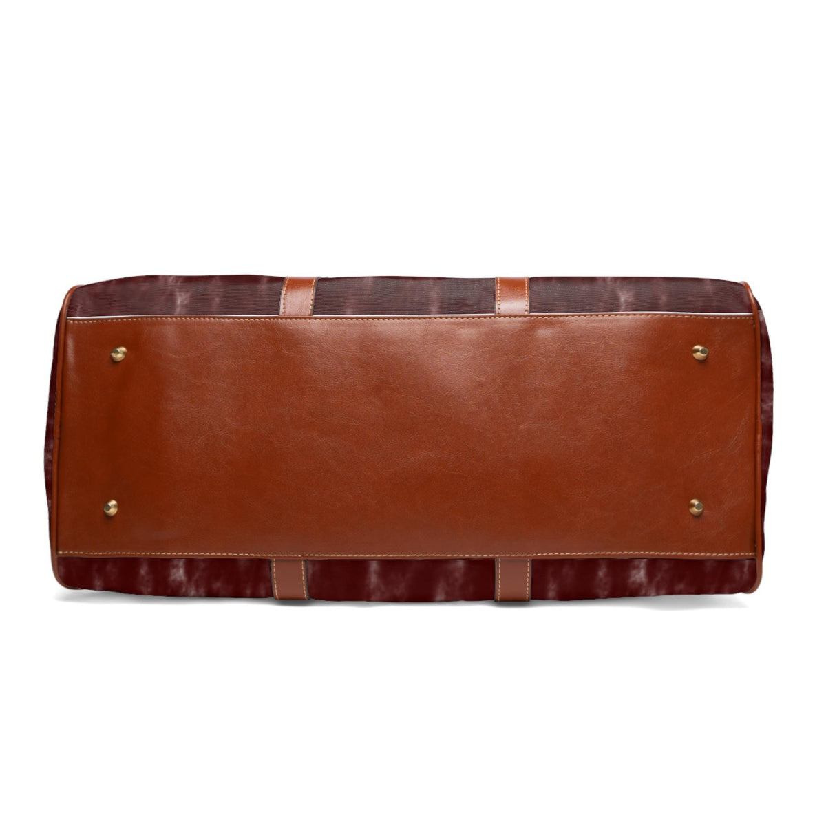 Maroon Watercolor Ombre Waterproof Travel Bag | Duffle, Weekender
