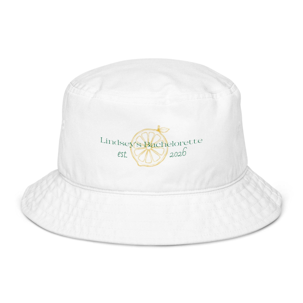Bachelorette Bucket Hat | Personalized | Italian Lemon Theme