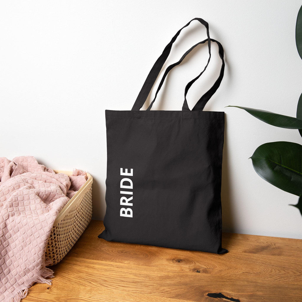 BRIDE Canvas Tote Bag | Personalize Cotton Bag | Bachelorette Party