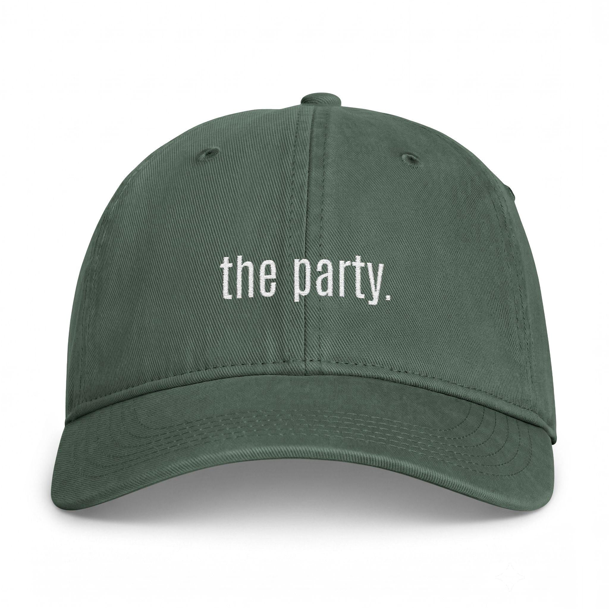 Coastal Washed Bachelorette Baseball Cap  Wife of the Party & The Party