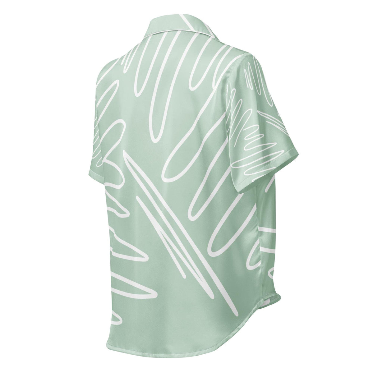 Silky Sage Abstract Pajama Top
