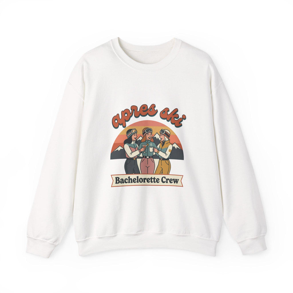 Après Ski Bachelorette Crewneck | Ski Party Friends Graphic