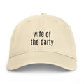 wife of the party Cap | Coastal washed baseball hat