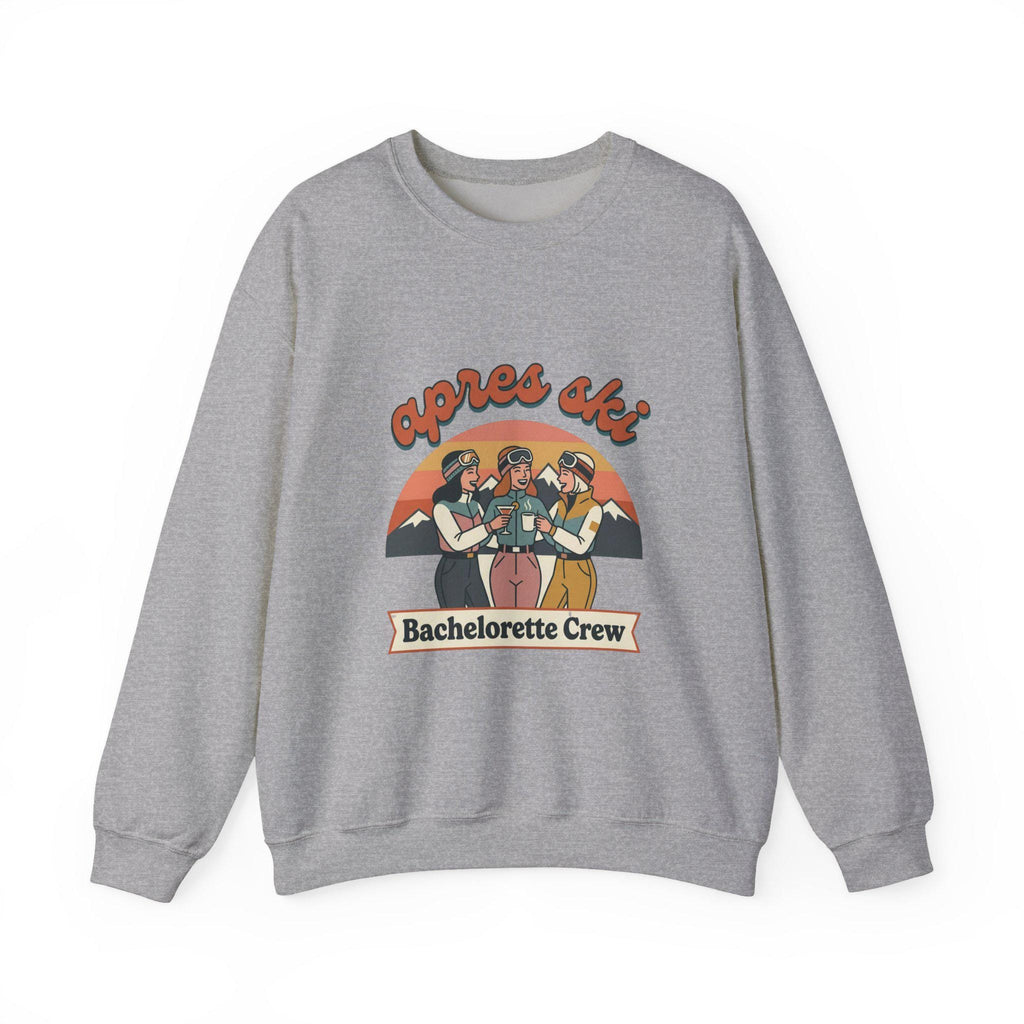 Après Ski Bachelorette Crewneck | Ski Party Friends Graphic