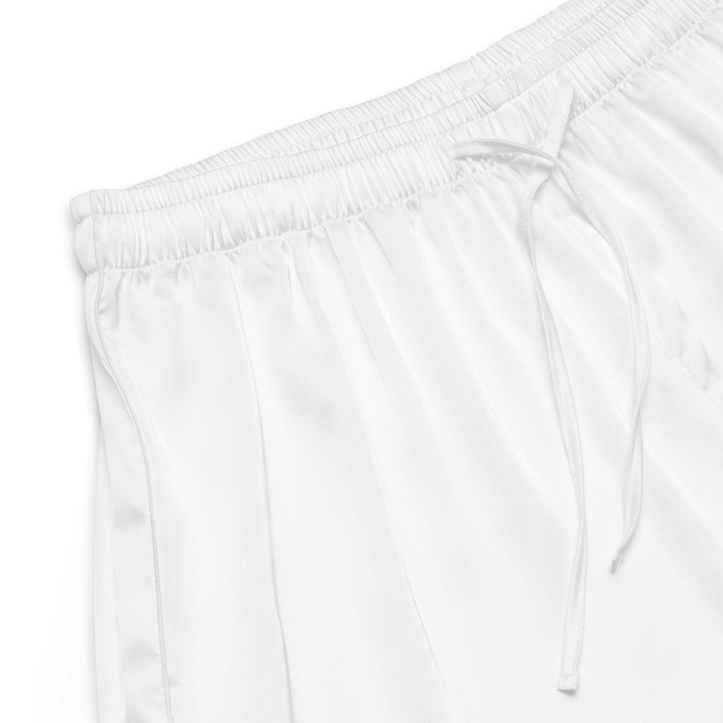 White Silky Mrs. Pajama Shorts | Bridal Set