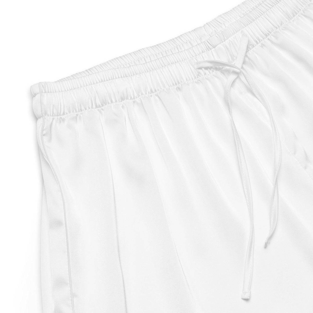 White Silky Mrs. Pajama Shorts | Bridal Set