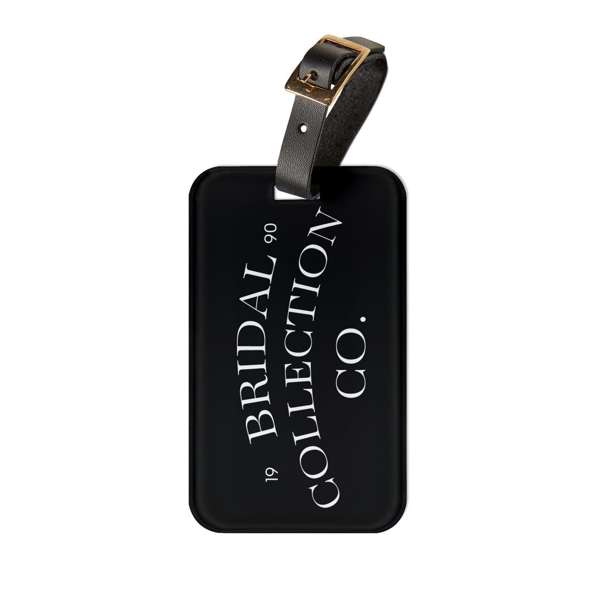 Bridal Collection Co. Luggage Tag | Wedding Weekend & Bachelorette | Black Typography