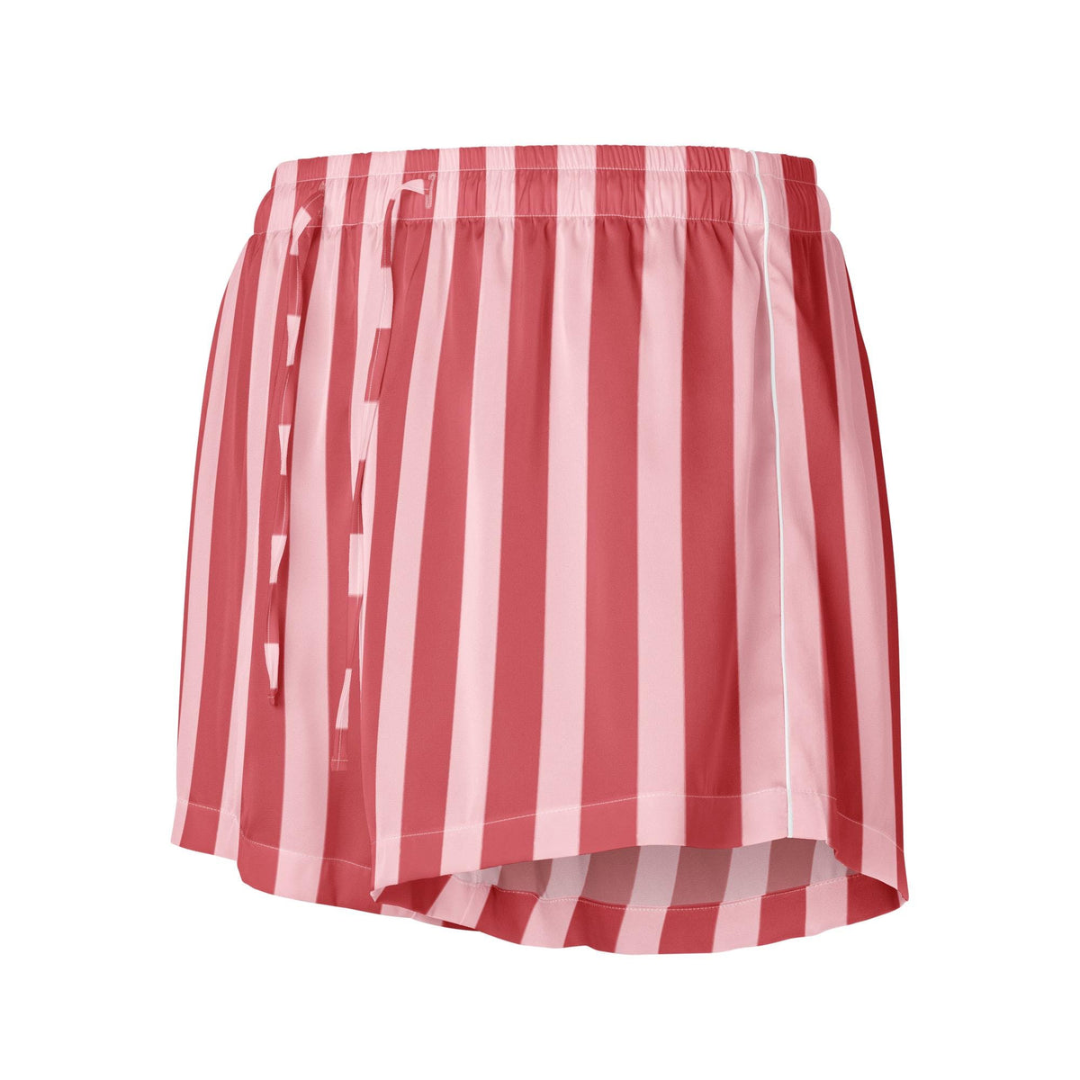Silky Striped Pajama Shorts