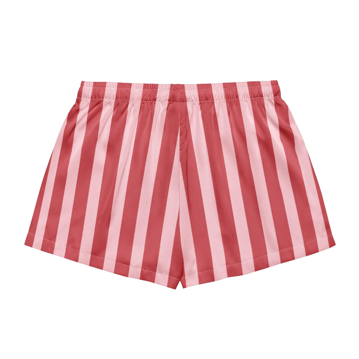 Silky Striped Pajama Shorts