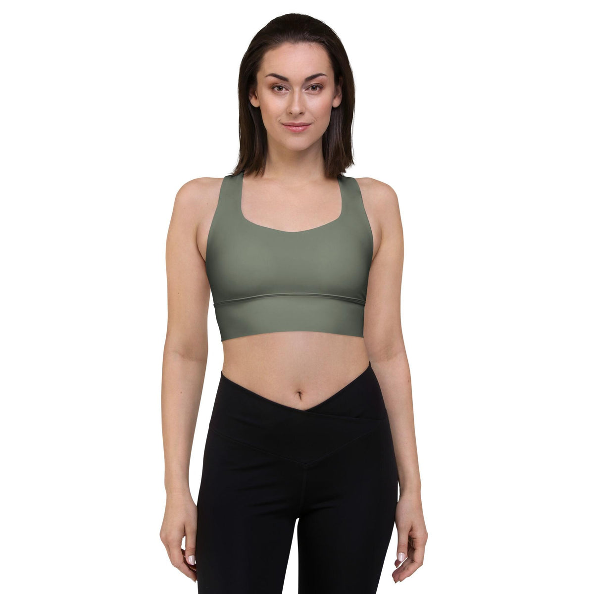 Olive Green Sports Bra | Bachelorette Set