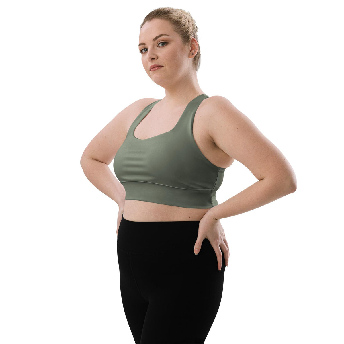 Olive Green Sports Bra | Bachelorette Set