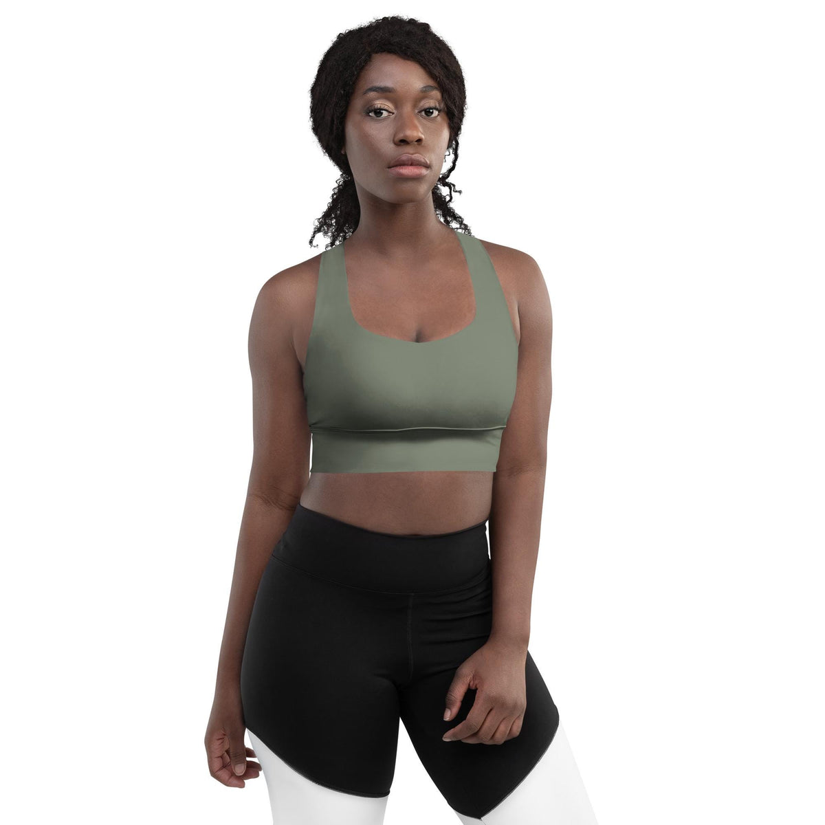 Olive Green Sports Bra | Bachelorette Set