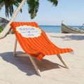 Beach Club Italy Bachelorette Beach Towel | Resort Design Wedding Weekend Essential