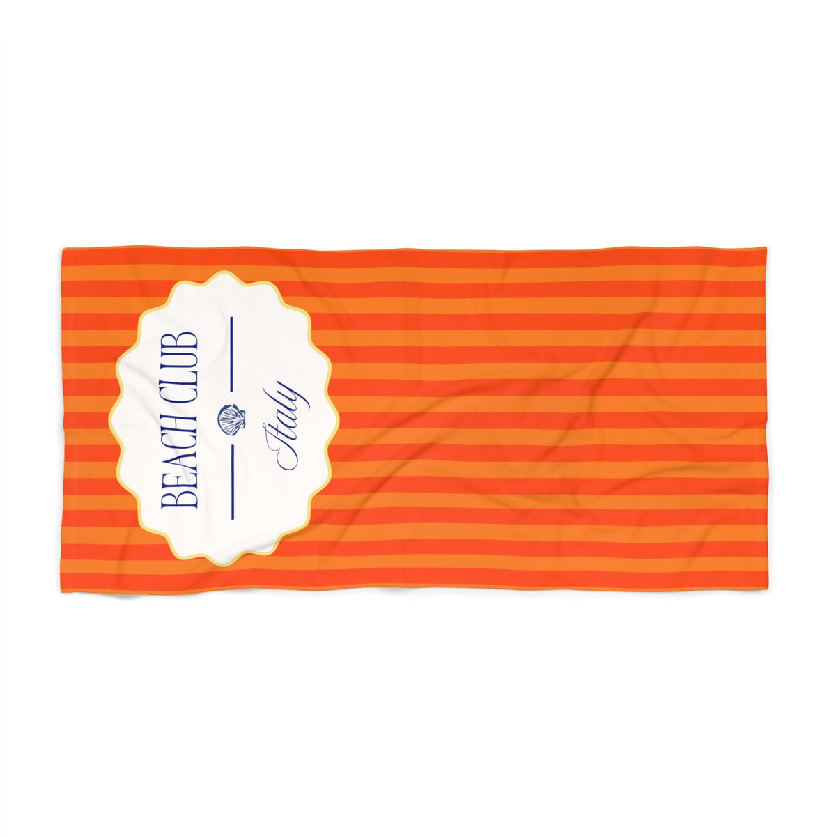Beach Club Italy Bachelorette Beach Towel | Resort Design Wedding Weekend Essential