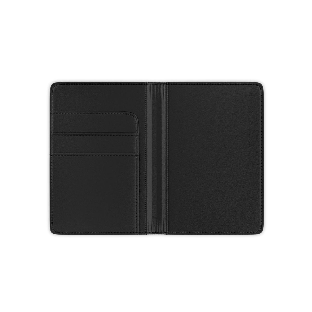 Out of Office Passport Cover | Travel Accessory, Black Text Pattern