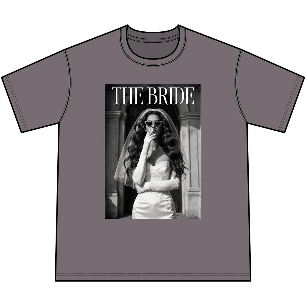 The Bride photo tee T-Shirt | Vintage bridal portrait graphic