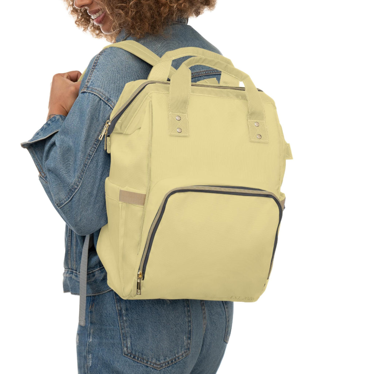 Butter Yellow Weekender Backpack | Multifunctional Travel Bag