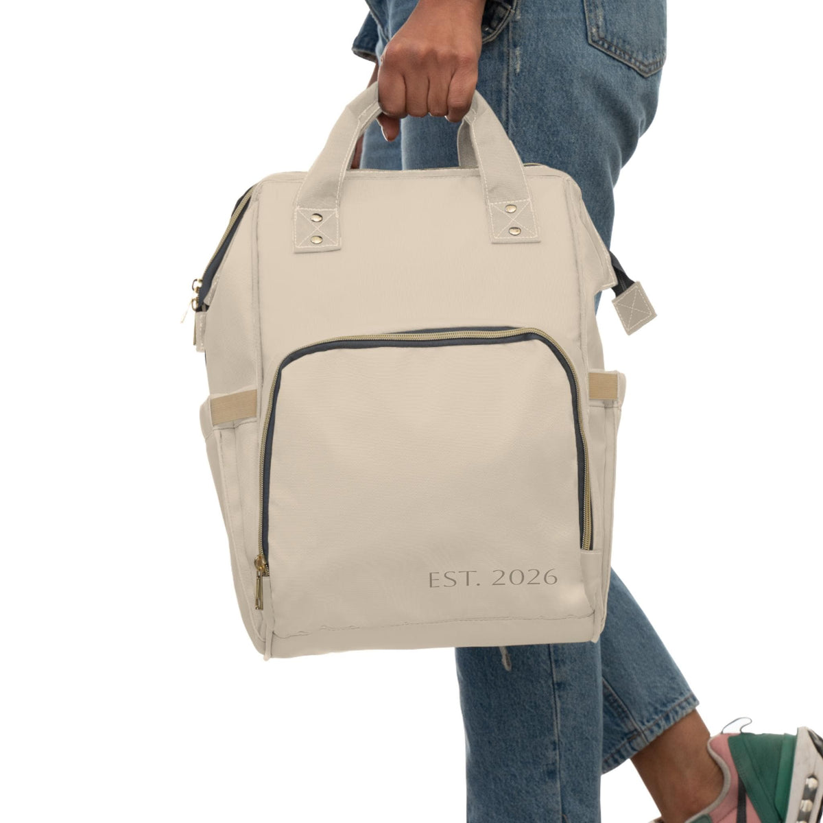 Champagne Weekender Backpack | Multifunctional Weekend Travel Bag