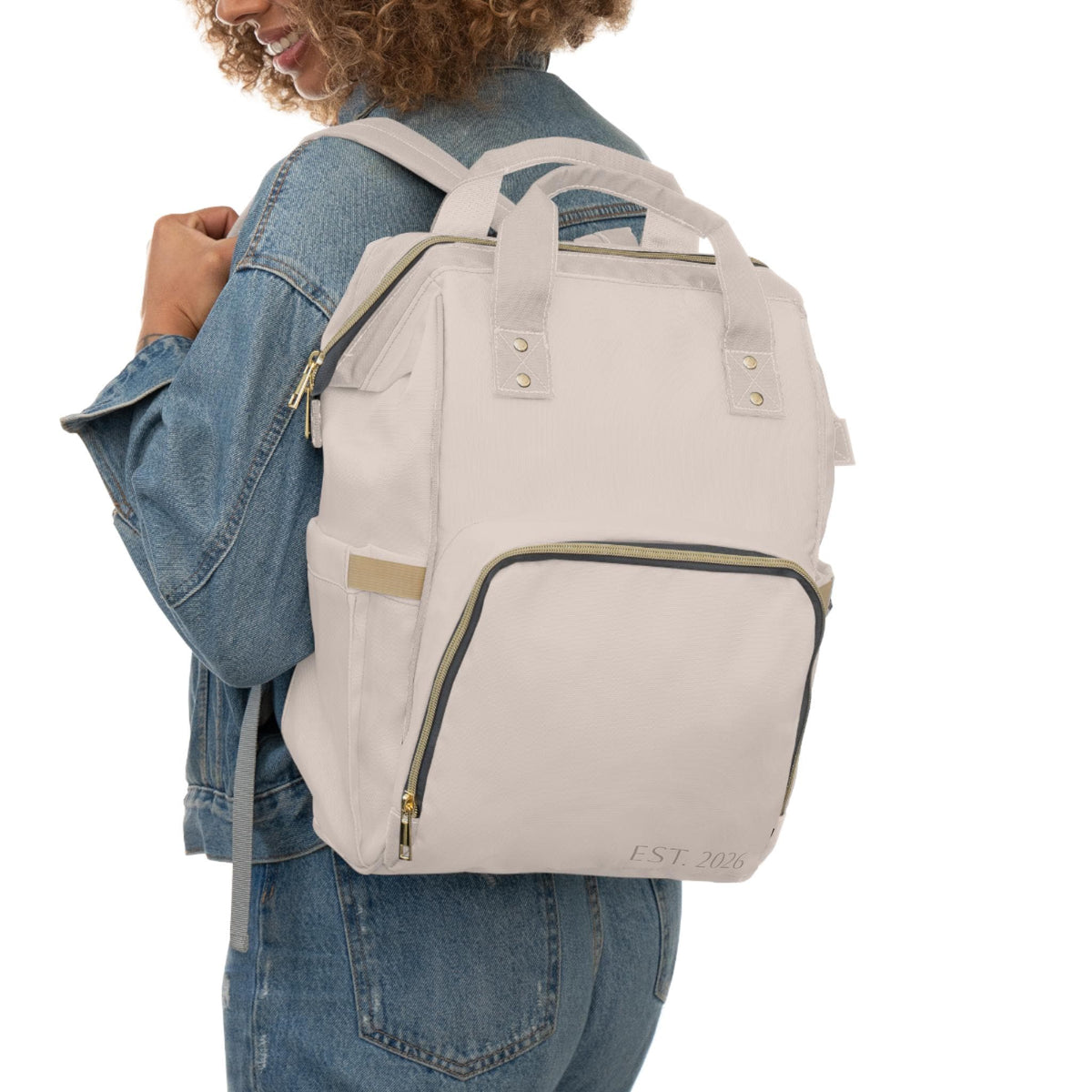 Pale Blush Weekender Backpack | Multifunctional Travel Bag