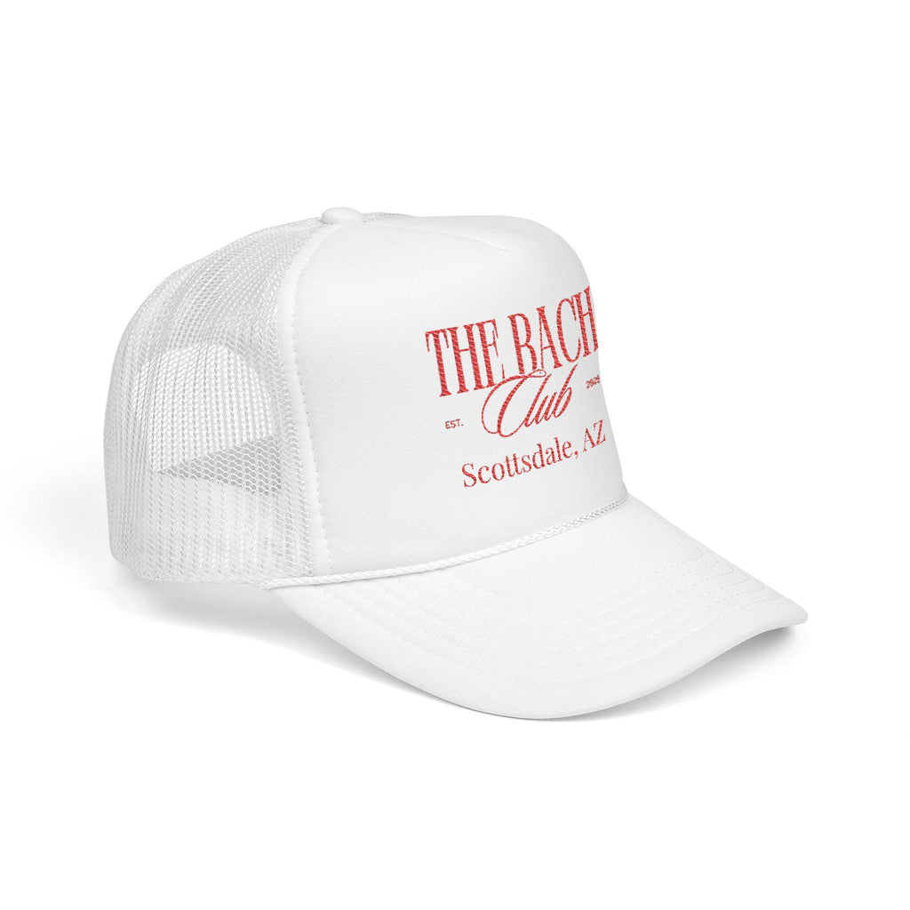 The Bach Club Bachelorette Trucker Hat | Retro, Red & Personalized