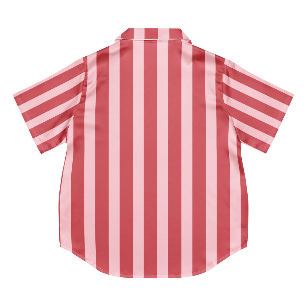 Silky Striped Pajama Top