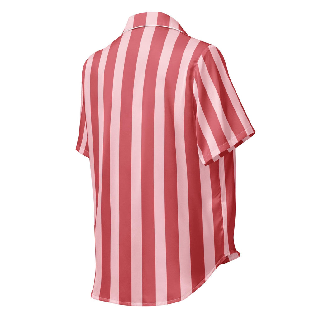 Silky Striped Pajama Top